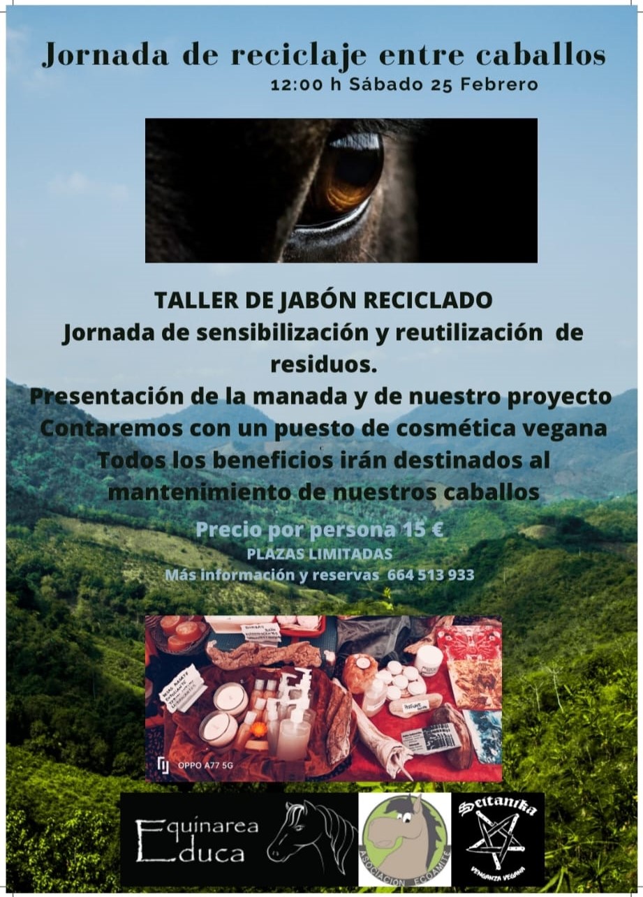 Jornada Reciclaje con caballos - Valle de Bustarviejo, Madrid, España - 25 Febrero - 2023