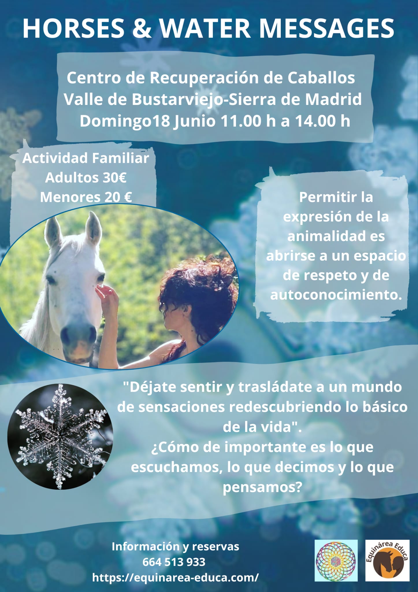 Horses & water messages - Valle de Bustarviejo, Madrid - Domingo 18 de Junio 2023
